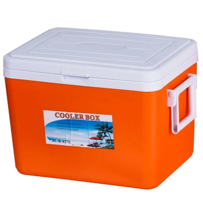 Refrigerador de coche caja de alimentos de conservación de calor caja de refrigerador portátil con asa